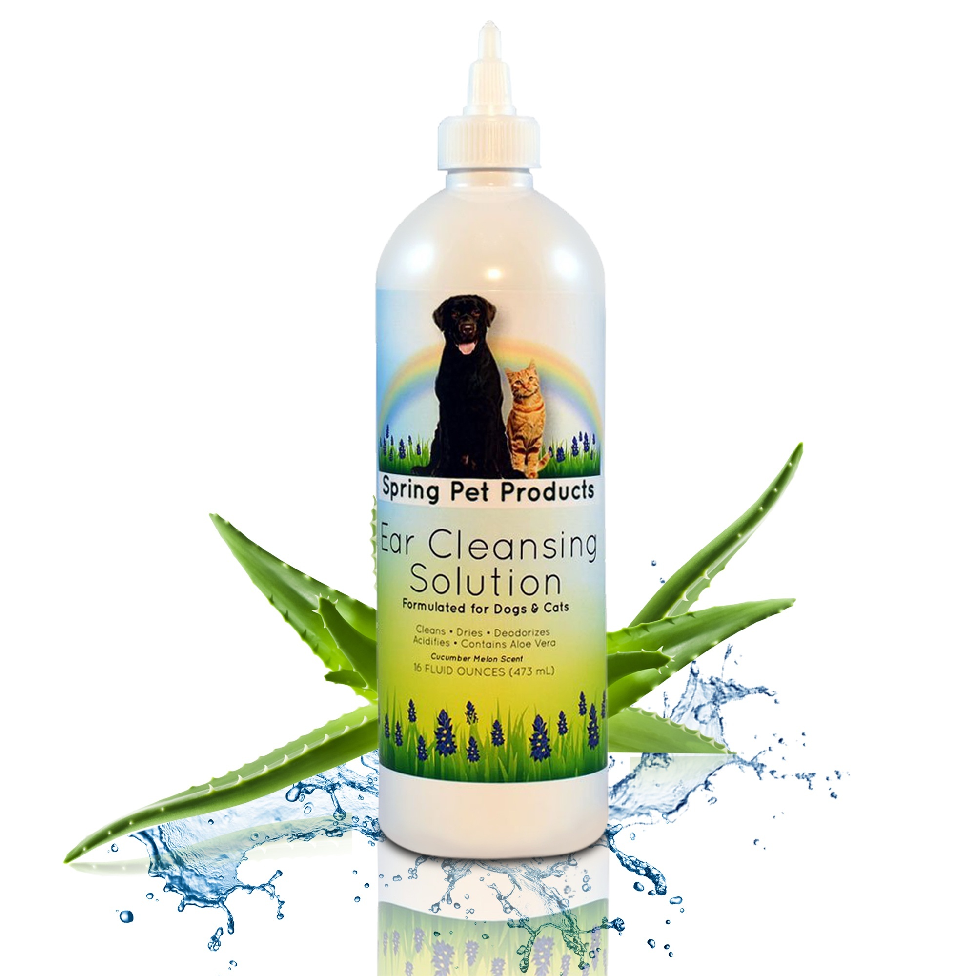 Spring Pet Ear Cleaner for Dogs and Cats