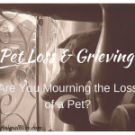 Pet Loss and Grieving: Are You Mourning a Pet Companion?