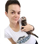 Anja has a website about ferrets called Friendly Ferret.