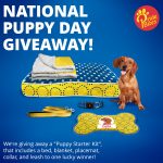 National Puppy Day Giveaway by PrideBites, ends March 23