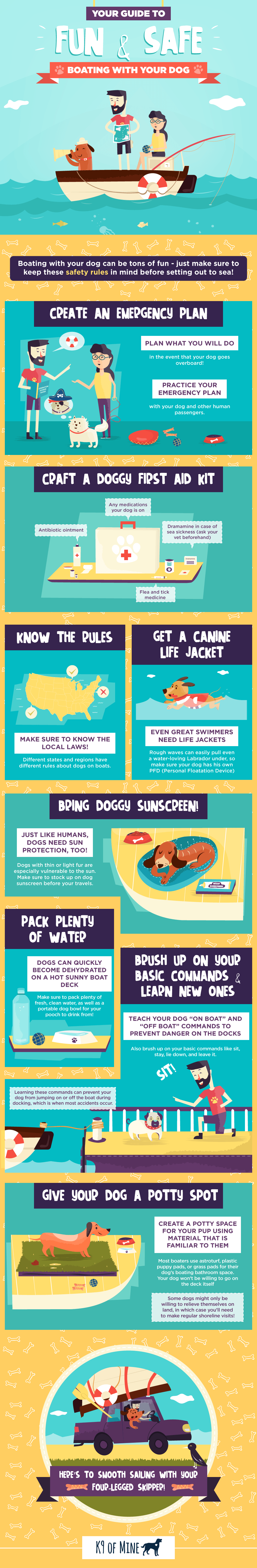 How to Keep Your Dog Safe While Boating this Summer